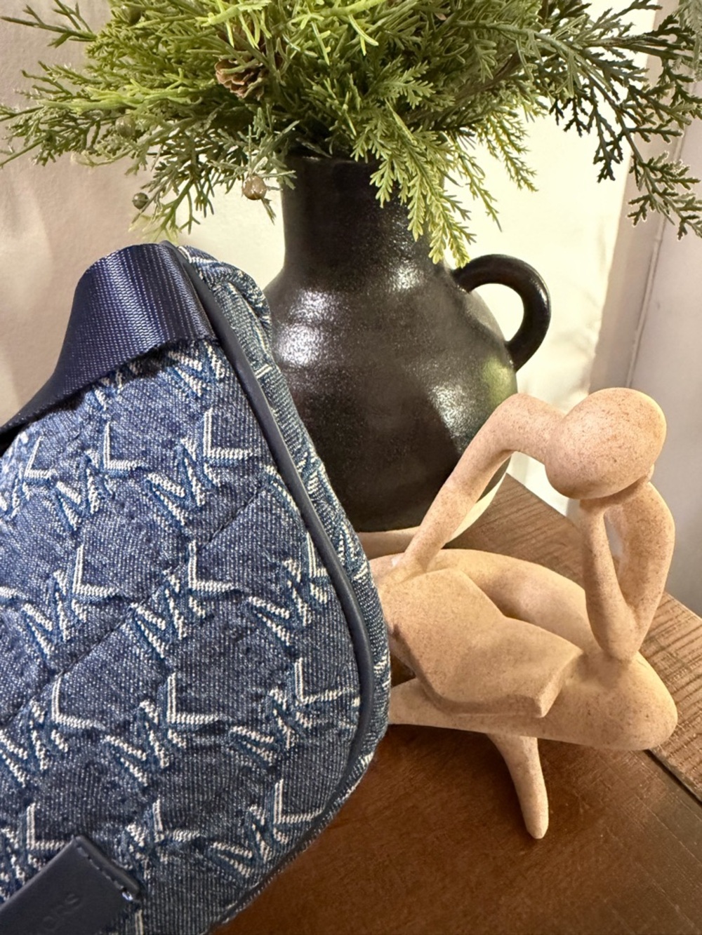 Michael Kors Denim Jacquard Belt Bag - Picture 5 of 13